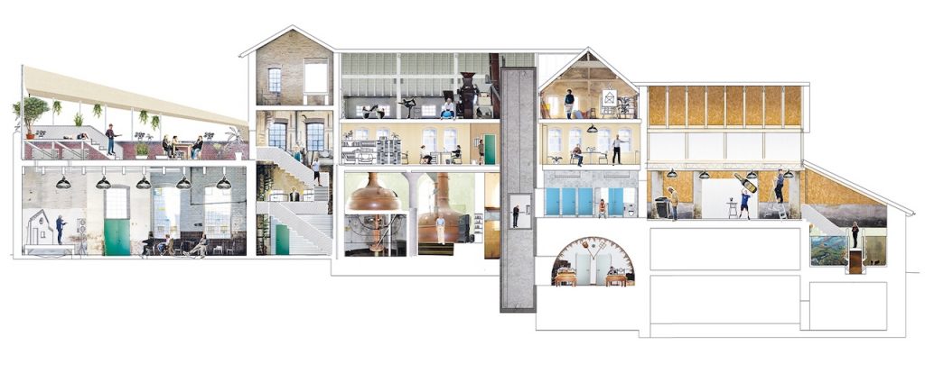 Atmosphärischer Schnitt